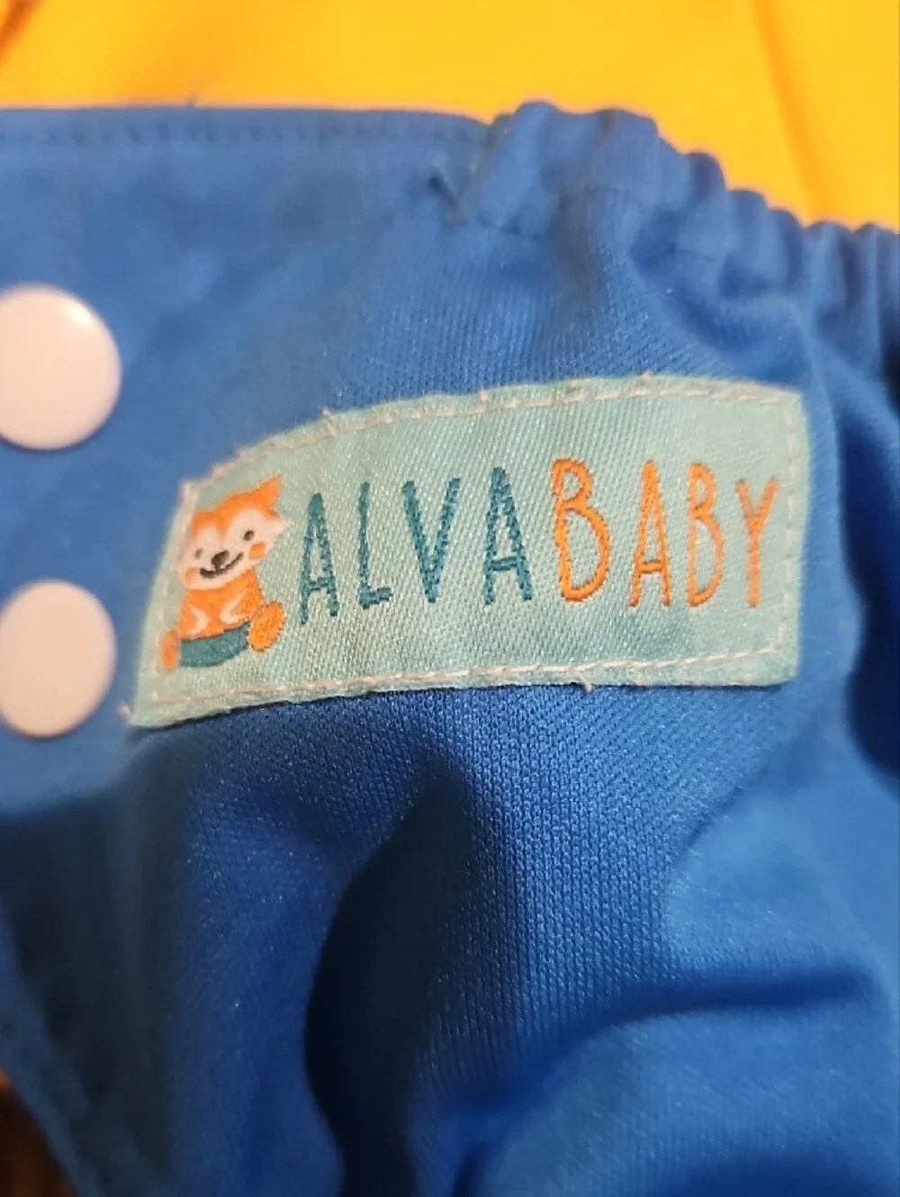 Six NEWBORN- Alva Baby 100% Cotton Cloth Diaper Covers and 10 100% Cotton Insert
